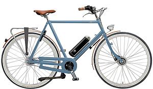 Outlet - E-bike Tour+ Men 7 Speed Vintage Blue Large