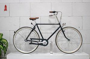 Road Matt Black – Klassieke herenfiets 3-versnellingen met dynamoverlichting – Extra Small framesize